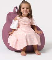 Xoft Living Pear Kids Linnen Zitzak - Lilac