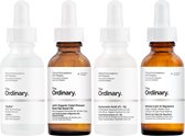 The Ordinary Anti-Aging quadruple skincare | Buffet | 100% Organic Cold-Pressed Rose Hip Seed Oil | Hyaluronic Acid 2% + B5 serum | Retinol 0.5 in Squalane | Egale teint | Hydrater