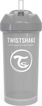 Twistshake Straw Cup 360ml Pastel Grey