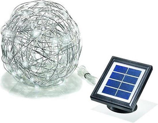 Solarverlichting tuindecoratie, 2 stuks 120 LED zonne-vuurwerk licht 40 koperdraden landschapsverlichting DIY buiten bloei tuinstekker voor patio gazon buiten balkon kerstfeest decoratie (warm wit