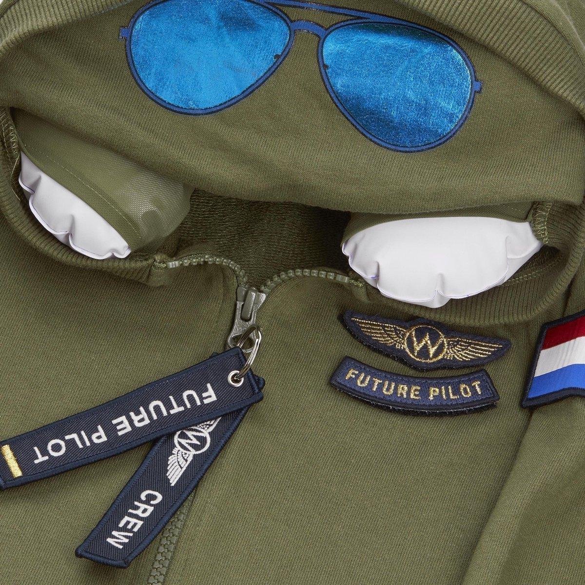 Wick Wings Forest Pilot Onesie 100% katoen slaapmasker nekkussen mt — afbeelding 4