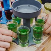 shot glaasjes - drank spel - shotjes dispenser - shotglaasjes - shotjes maker - shotjes maken - drankfeest - drank spelletje - shotfontein - drankspel - zuipen tot we kruipen - let