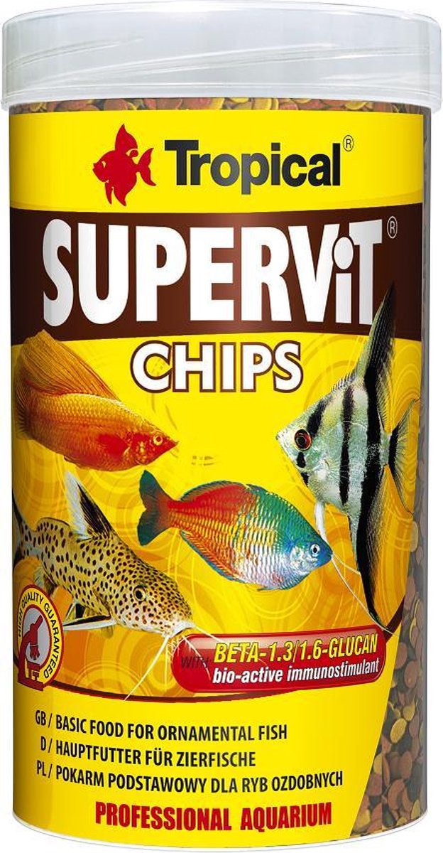 Tropical Supervit Chips 250ml | Aquarium Visvoer