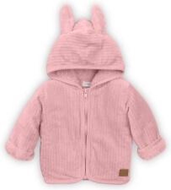 Dirkje Baby outdoor cardigan/babyvest- meisje - roze - maat 50 | bol.com
