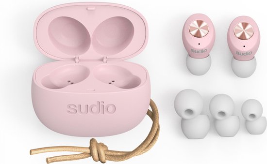 Sudio Tolv True Draadloze In-Ear Mic - Roze