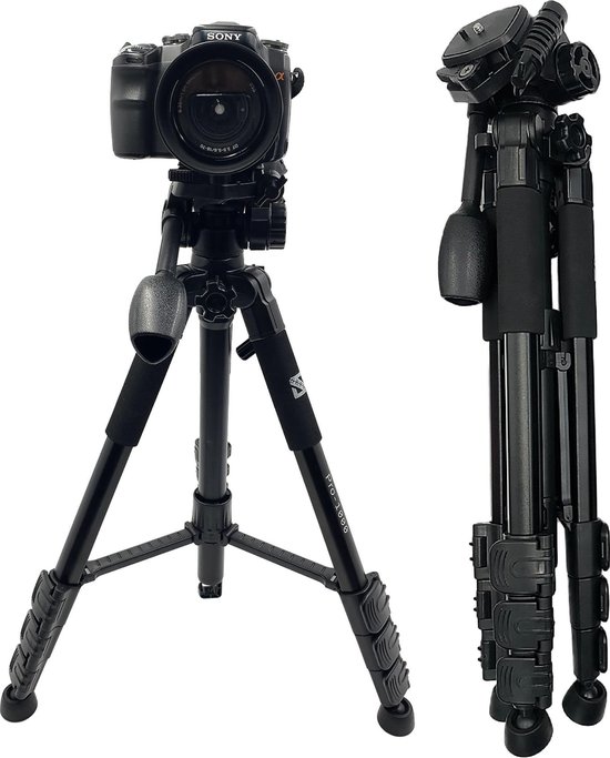 SEFID - Statief - Pro1000 - Tripod - Camera en smartphone standaard – Incl. houder...
