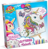 Hobbydoos Unicorn glitter tekenen