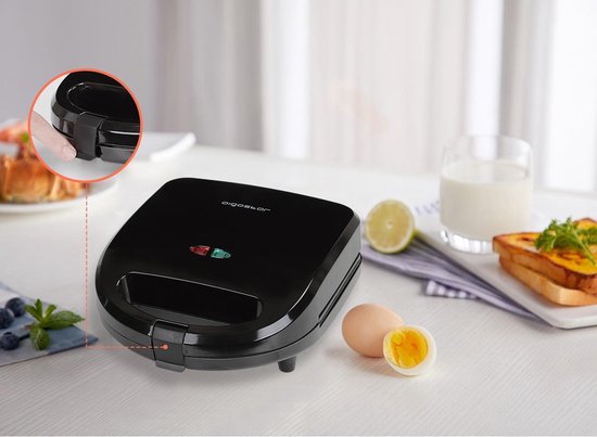 Safecourt 3-in-1 Tosti-apparaat - Tosti-ijzer, Wafelijzer En Grill Uitneembare Pfas Vrije Platen Vaatwasserbestendig En Compact Snelle Opwarming