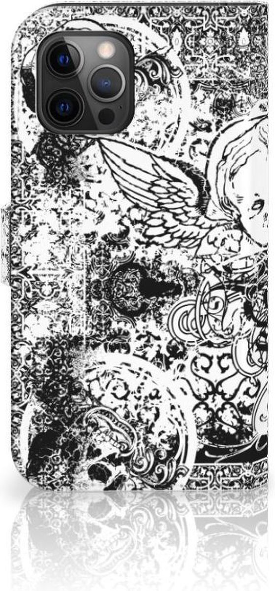 Telefoonhoesje met Naam Apple iPhone 12 Pro Max Skulls Angel