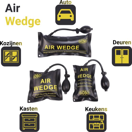 Montagekussen, luchtkussen, hefkussen, Air Wedge Pump Montagekussen, luchtkussen, hefkussen, Air Wedge Pump