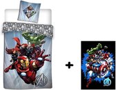 The Avengers dekbedovertrek + fleecedeken PROMOpack