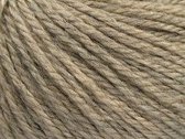 Alpaca wol kopen beige – breiwol garen alpacawol gemengd met viscose wol en acryl – breinaalden 4 mm. – breigaren pakket 8 bollen van 50 gram knitting yarn wool