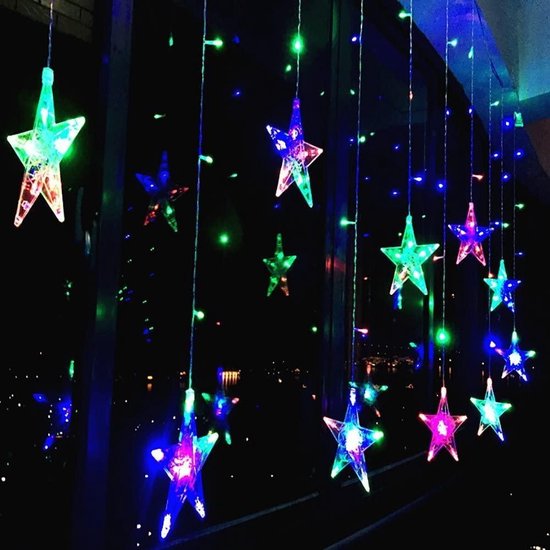 Rideaux lumineux, guirlandes lumineuses pour chambre à coucher, 300  lumières LED pour décoration de chambre, décorations de Noël à suspendre à  une