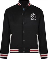 Kam Jeans Unisex Varsity Jacket Matt XXL Zwart