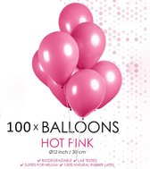 100 ballonnen donker roze 12 inch.