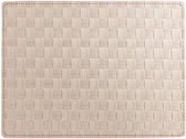 Placemat gewoven - 40x30cm - Extra Dik en Afgeboord - Beige