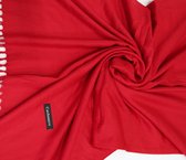 Kasjmier sjaals voor de winter Extra grote omslagdoek, extra sjaal Superzachte kasjmier, koudebeschermingsstola Kasjmierwollen sjaal rood (red)