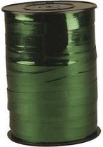 Cadeaulint, b: 10 mm, groen metallic, 250m
