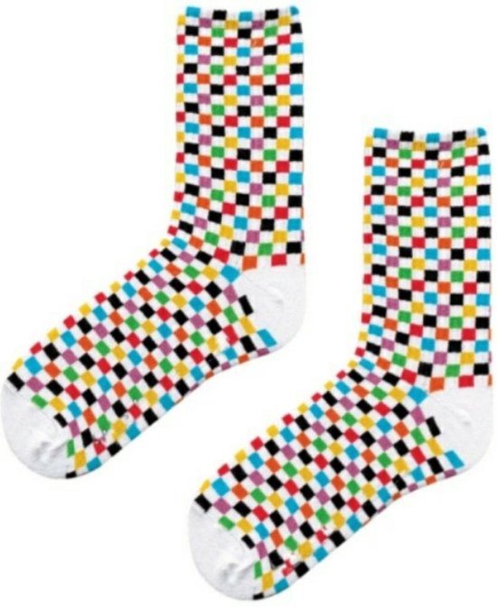 Set 5 paar - Vrolijke - Happy Look sokken - Kleurrijke sokken - Sokken met  veel kleur... | bol