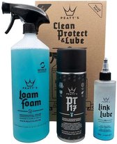 Peaty's gift pack Loam Foam Cleaner 1L Maintenance Spray 400ml Link Lube chain 120ml