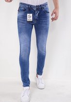 Nette Stretch Heren Jeans - Slim Fit - 5307 - Blauw