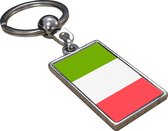 Italië Vlag - Sleutelhanger - Cadeau - Verjaardag - Kerst - Kado - Valentijn