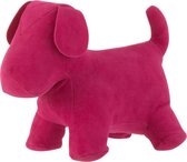 J-Line Hond Deco Mat Fluweel Roze Small Set van 2 stuks
