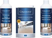 Kit d'entretien Ciranova pour parquet Sols - Set de 3 articles dans une boîte, houtshopvandycke kit d'entretien pour parquet