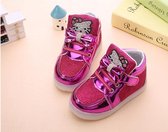 Kinderschoenen - Meisjes - Sneakers - Donker Rose - Maat 24