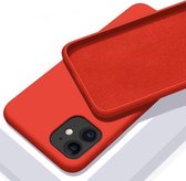 Iphone 11 telefoonhoesje in het Rood van siliconen