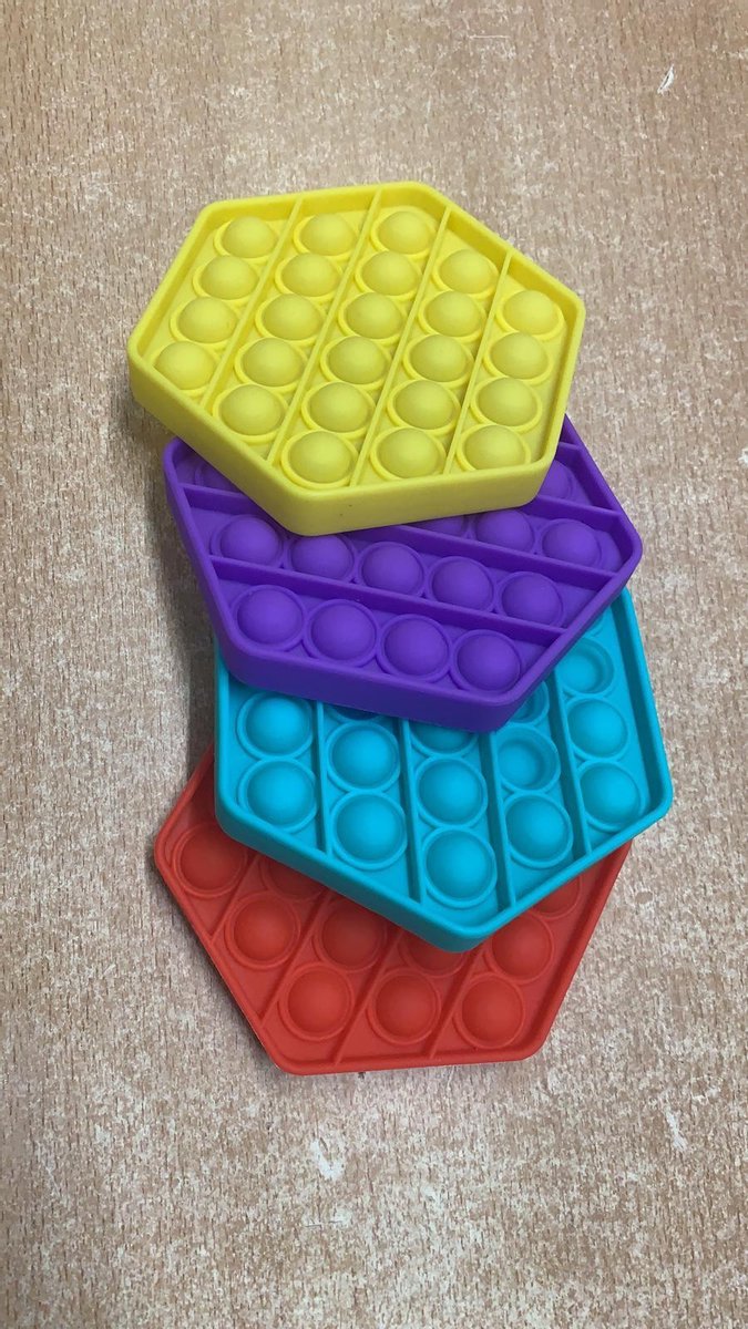 Fidget pop it bubble pop it tiktok rood Hypes en more