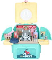 A&K Toys - My Pet Rugzak - Hond - 15-delige Dierenset