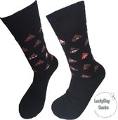 Verjaardag cadeau - Emoji Poepie Sokken - Sokken - Leuke sokken - Vrolijke sokken - Luckyday Socks - Sokken met tekst - Aparte Sokken - Socks waar je Happy van wordt - Maat 42-47