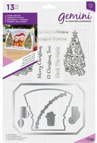 Gemini Photo Card Clearstamp & Snijmal - O'Christmas Tree