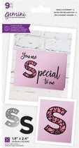 Gemini Make A Statement Snijmal&stempel set - S