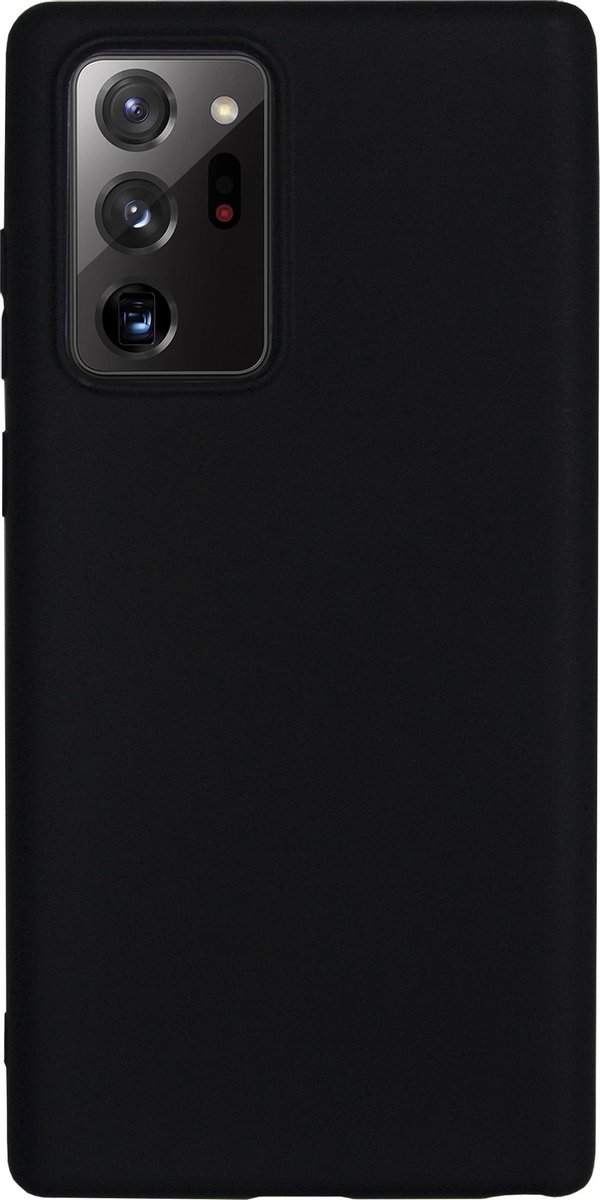 BMAX Siliconen hard case hoesje voor Samsung Galaxy Note 20 Ultra / Hard cover / Beschermhoesje / Telefoonhoesje / Hard case / Telefoonbescherming - Zwart