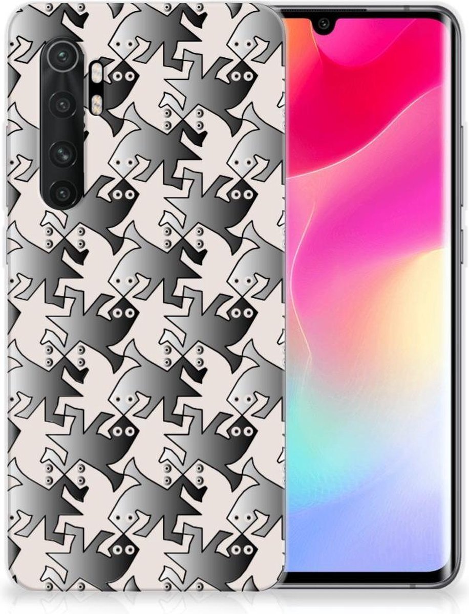 Xiaomi Mi Note 10 Lite TPU Hoesje Salamander Grey