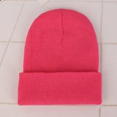 - Modieus - Warme - Muts - Beanie - Fashion - Roze -