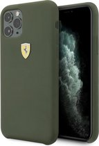 Ferrari SF Silicone Back Case - Geschikt voor Apple iPhone 11 Pro Max (6.5") - Groen