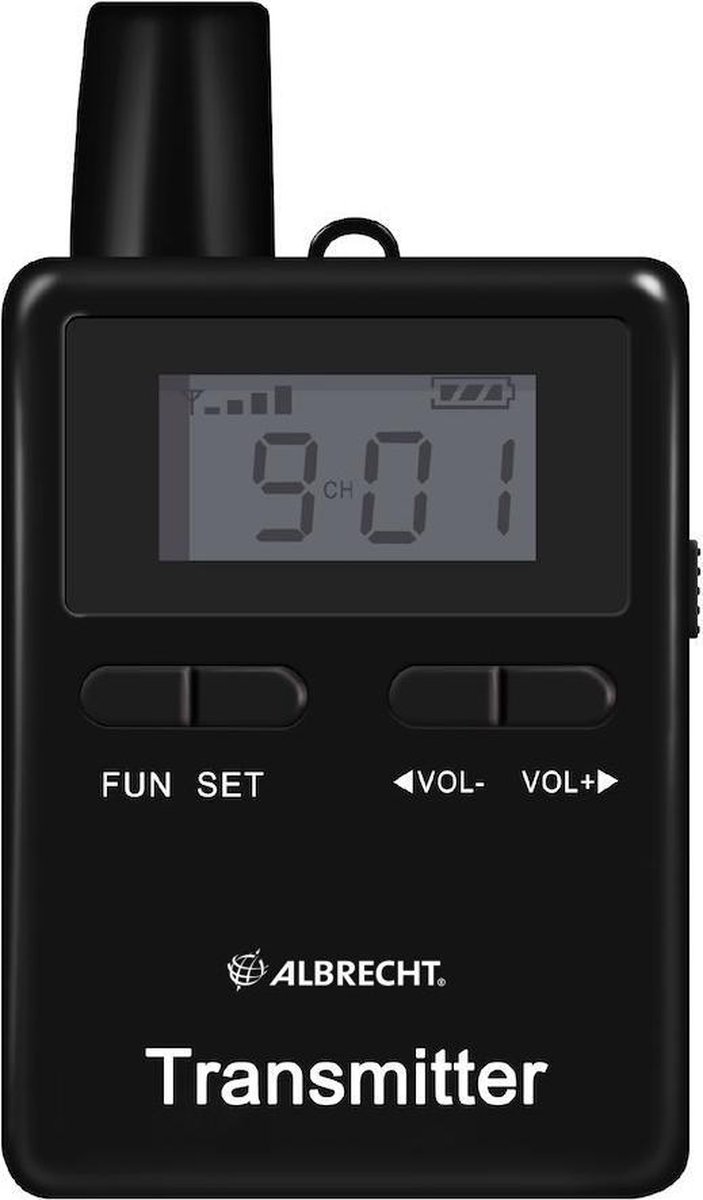 Albrecht ATT400 zender incl. headset en accu voor instructieset