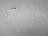 noukie's 2pack ,  body set , lange mouw , olifant ,  open , 1 jaar 80