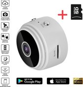 Verborgen Wifi Smart Spy Camera WIT - 1080p High Defenition - Incl. Micro SD geheugenkaart, mini spy cam, draadloos