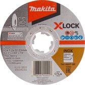 Makita Doorslijpschijf X-LOCK 115x22,23x1,2mm RVS