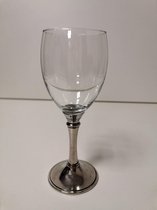 Gebruikt, Wijn glas  - 24cl - Kurz Edeltin - kristal . tweedehands  Nederland