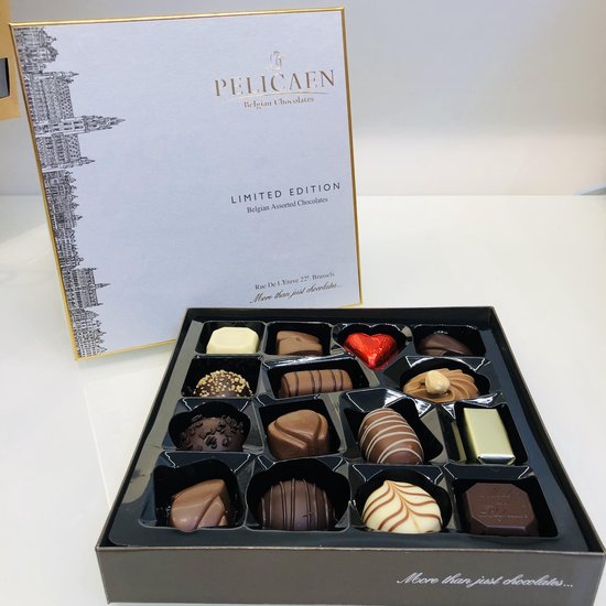 Pelicaen Belgische Chocolade Bonbons-Pralines - 200 gram - Pelicaen Belgian Chocolates
