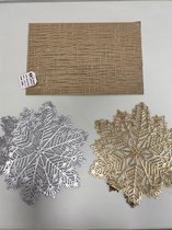 placemats - set van 3 stuks (sneeuwvlok)