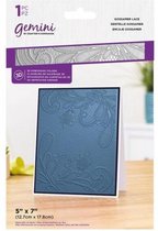 Gemini 5'x7' 3D-embossingfolder - Gossamer Lace