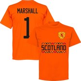 Schotland Marshall 1 Team T-Shirt - Oranje - XL