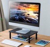 Laptop - Laptop Standaard - Laptop Tafel - Monitor Standaard - Monitor Verhoger Verstelbaar - Laptop Verhoger Verstelbaar - Monitor Arm - Toetsenbord - Thuiswerken