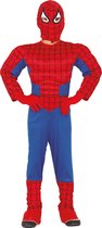 Fiestas Guirca Jumpsuit Spider-man Polyester Rood Mt 3-4 Jaar
